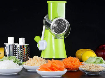 **Manual Vegetable Drum Slicer – Multifunctional Kitchen Cutter**