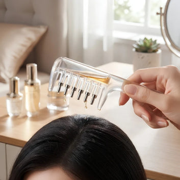 Scalp Massage Comb with Rolling Balls