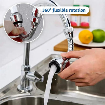 360° Rotatable Kitchen Faucet – Anti-Splash Shower Tap